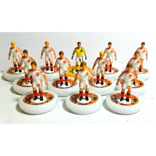 Subbuteo Andrew Table Soccer Holland away  World Cup Team on WSB Professional bases